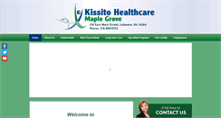 Desktop Screenshot of kissitohealthcaremaplegrove.org